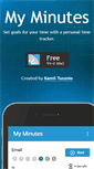 Mobile Screenshot of myminutesapp.com